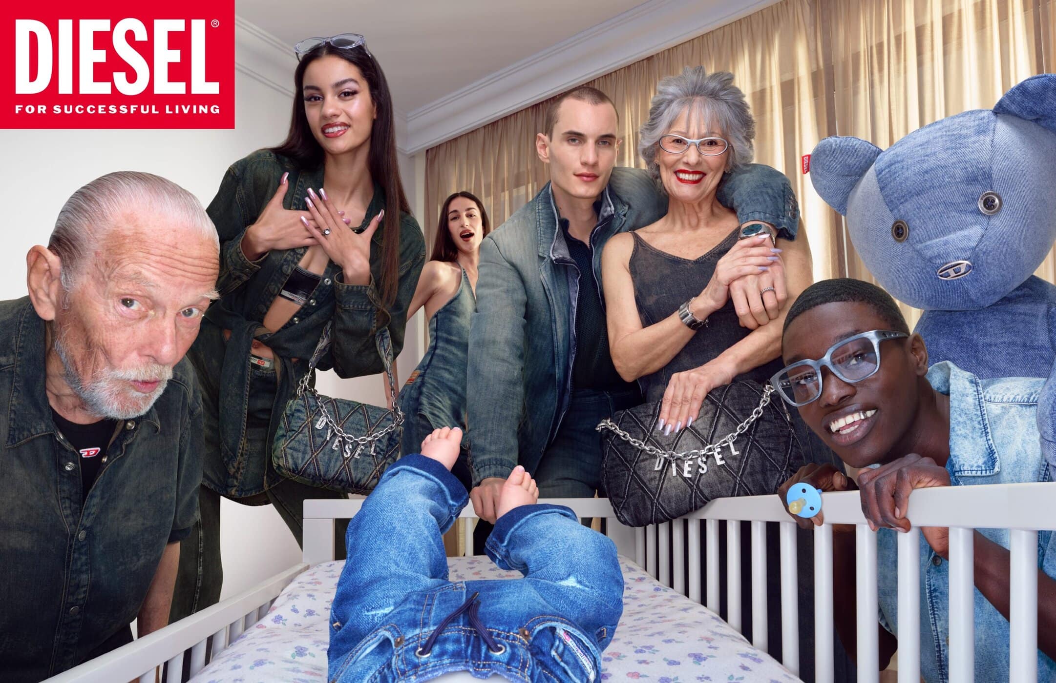 DIESEL FW25 Denim Campaign(AD)